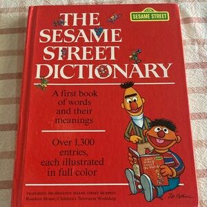 Sesame Street Red Dictionary Book